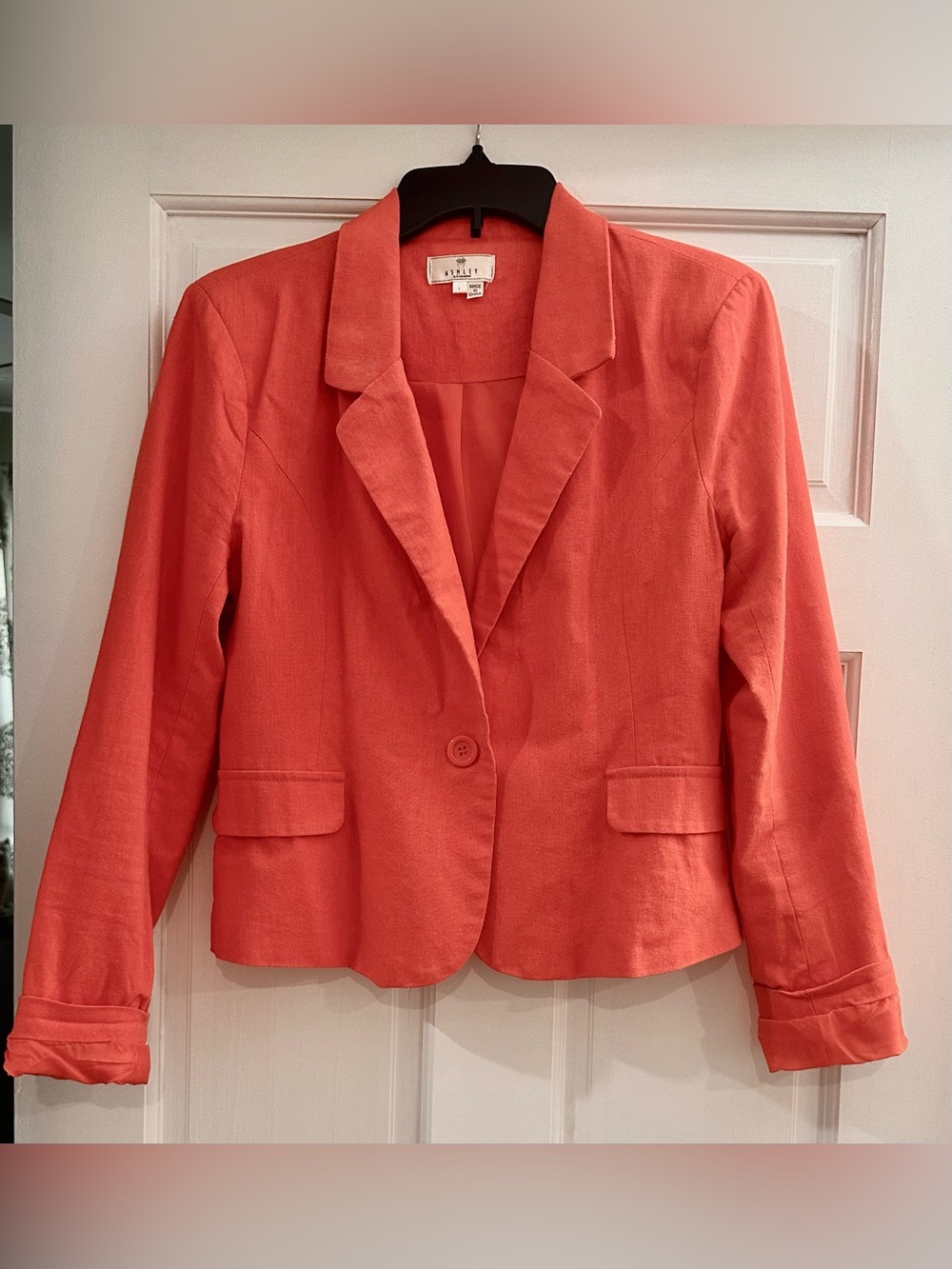 Ashley By 26 International Coral Single-Button Blazer